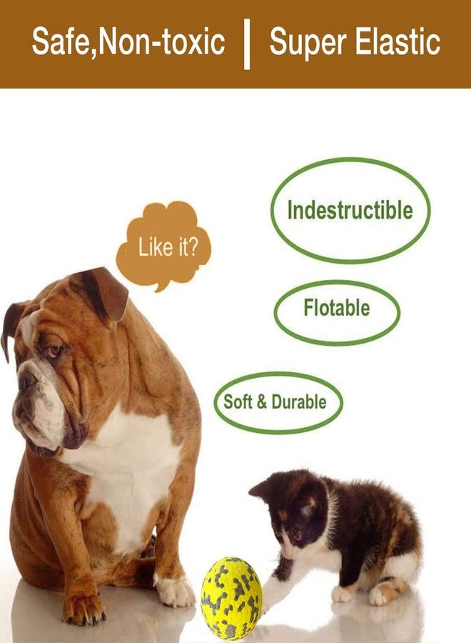 Qpets® 3 Inch Durable Bouncy Ball for Small, Medium, Big Dogs - High Elasticity TPU Dog Toy, Lightweight, Interactive, High Bounce - Molar Chew for Power Chewers - Image 4